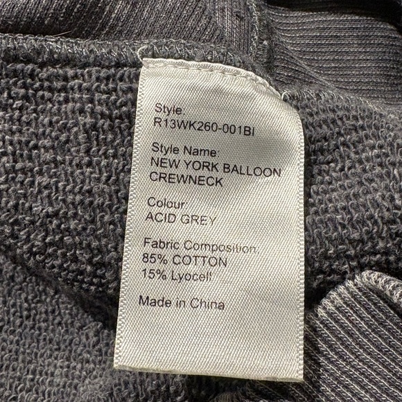 R13 NY Balloon Unisex Top - Picture 6 of 8